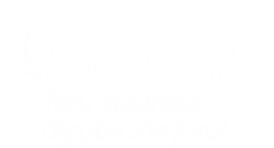 Logo white Bizkaia