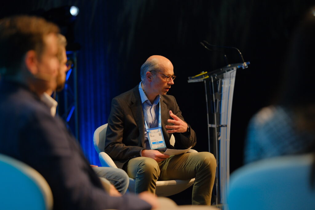 Managing Director for Europe at Aramco Ventures discussing robotics at ETS2026.