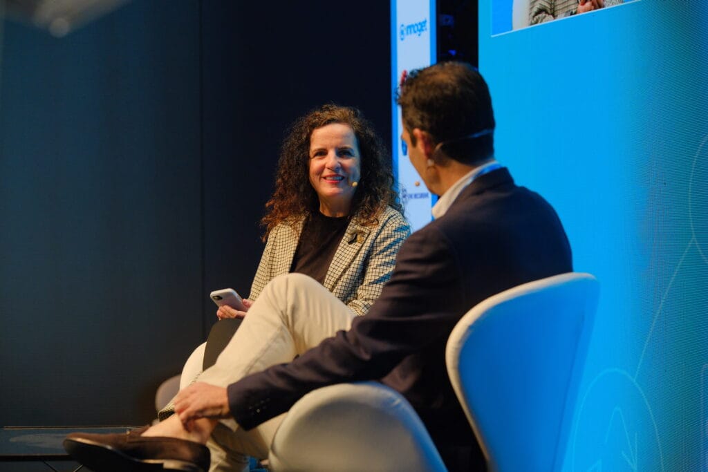 Juliana Garaizar from Energybackers speaking at Energy Tech Summit 2026.
