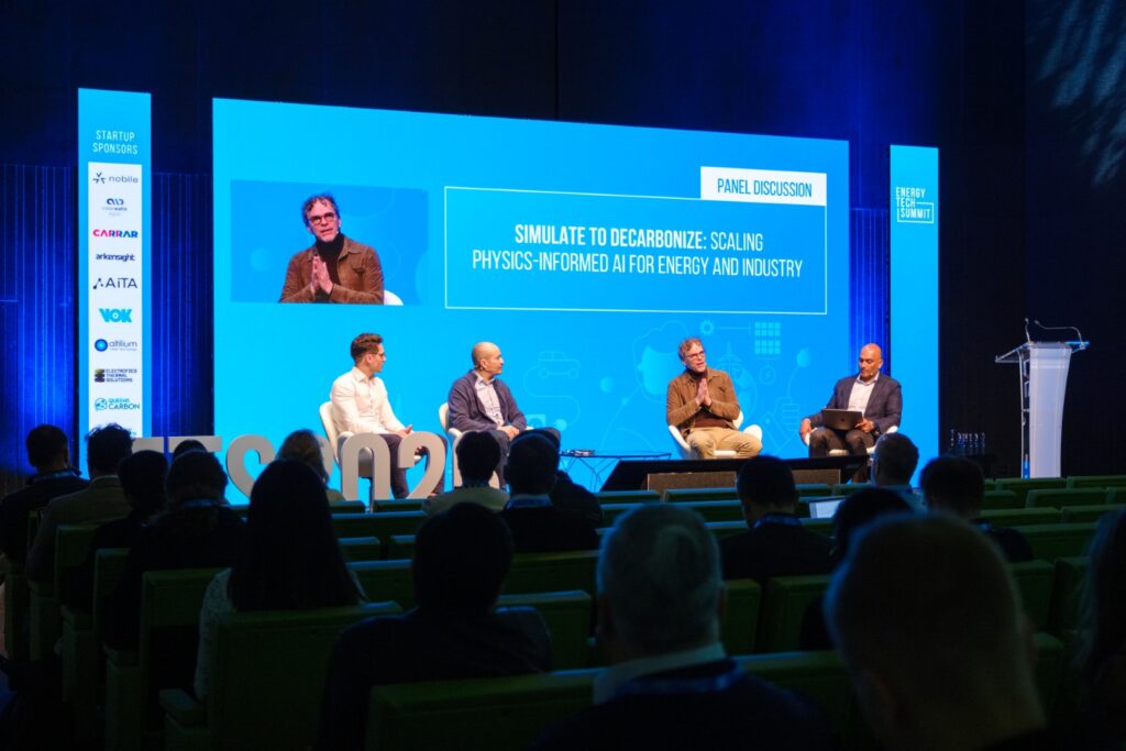 Panelists speaking at energy tech summit 2026