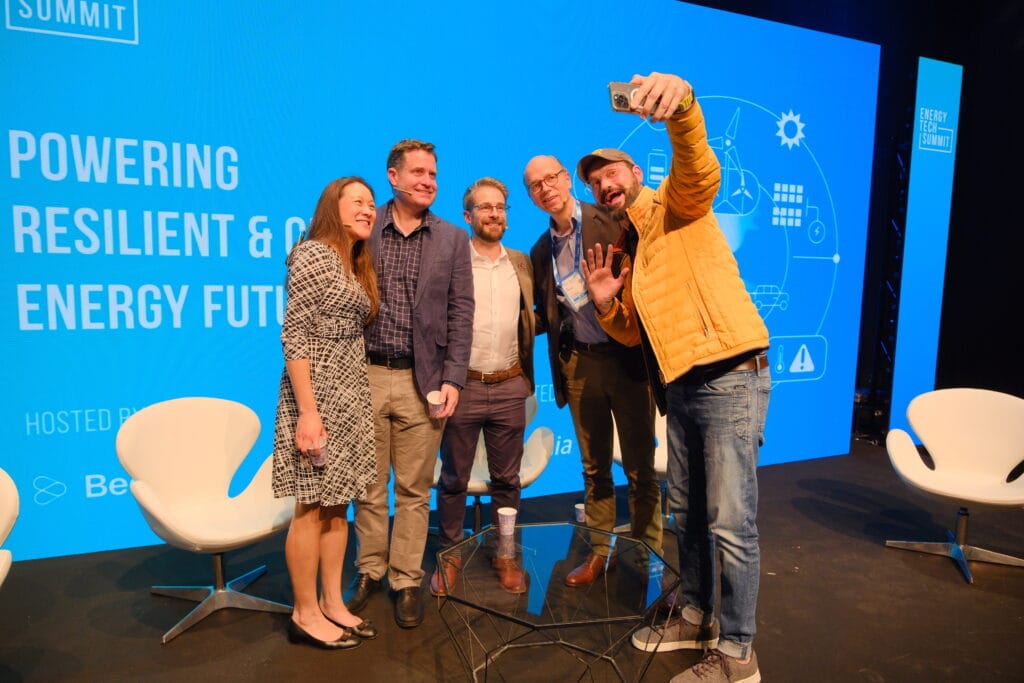 Cindi Bough, Matt Campbell, Dr. Péter Fankhauser, Marc Dassler, and Hans Middelthon at Energy Tech Summit 2026.