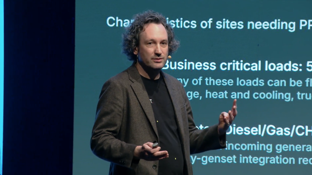 CTO and Co-Founder of HEAT speaking on ETS2026 stage in Bilbao, Spain