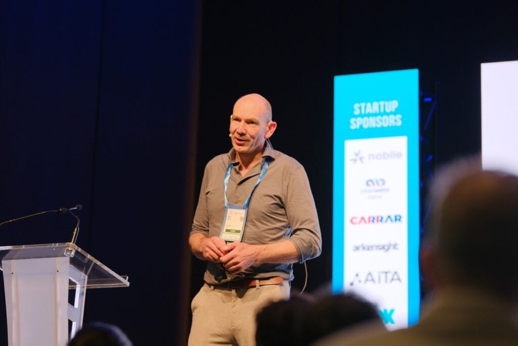 Keynote session speaker Remco Eikhout at ETS2026 conference in Bilbao