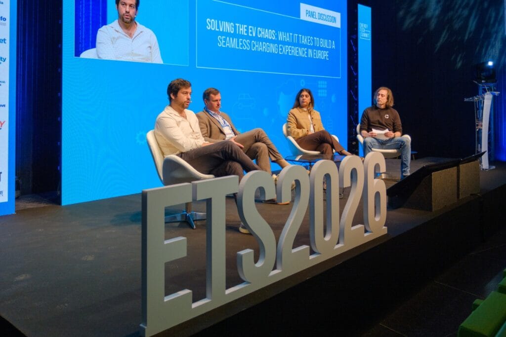 Panel speakers on stage at Energy Tech Summit 2026