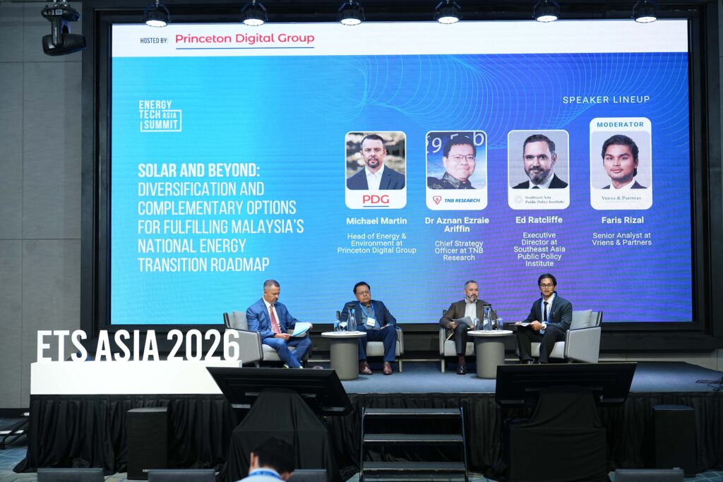 Speakers on the Solar and Beyond panel at Energy Tech Summit Asia 2026 in Kuala Lumpur